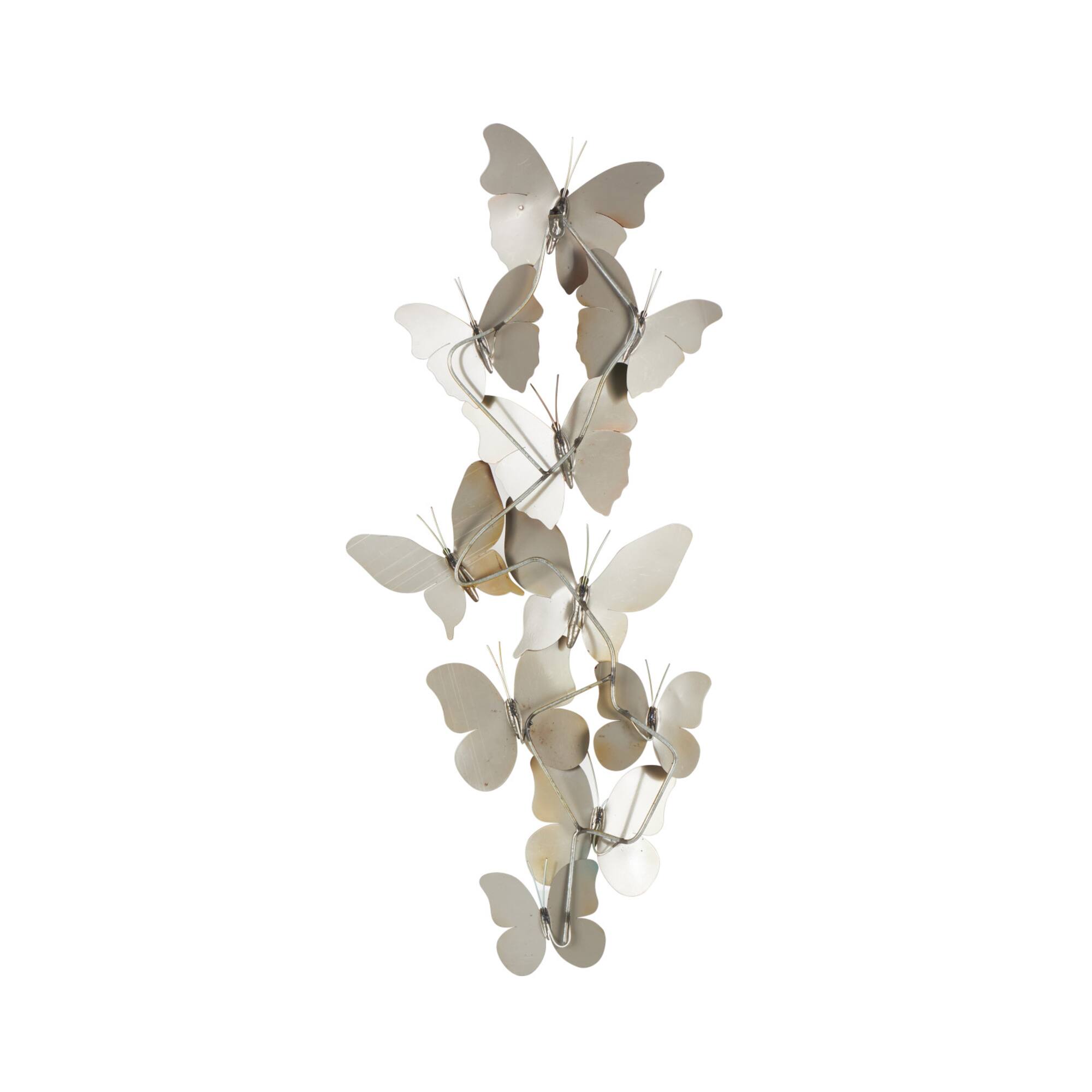 35.5" Stainless Steel Butterfly Wall Décor